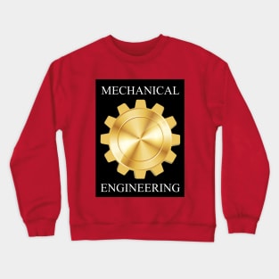 mechanical engineering mechanics engineer with gear image Crewneck Sweatshirt